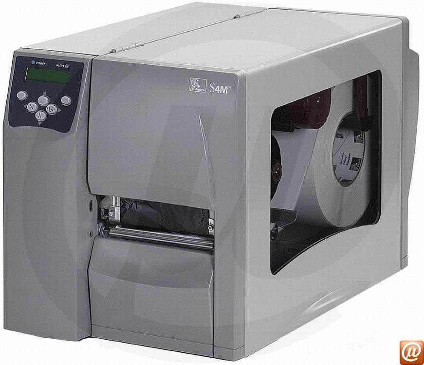 S4M00-2001-2100T - Impressora de Etiquetas de Cdigo de Barras Industrial Zebra S4M/CT 203dpi USB Cutter